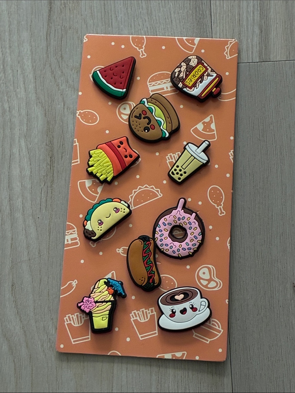 Cute Food Jibbet sets - 10 piece Snack Jibbet set
